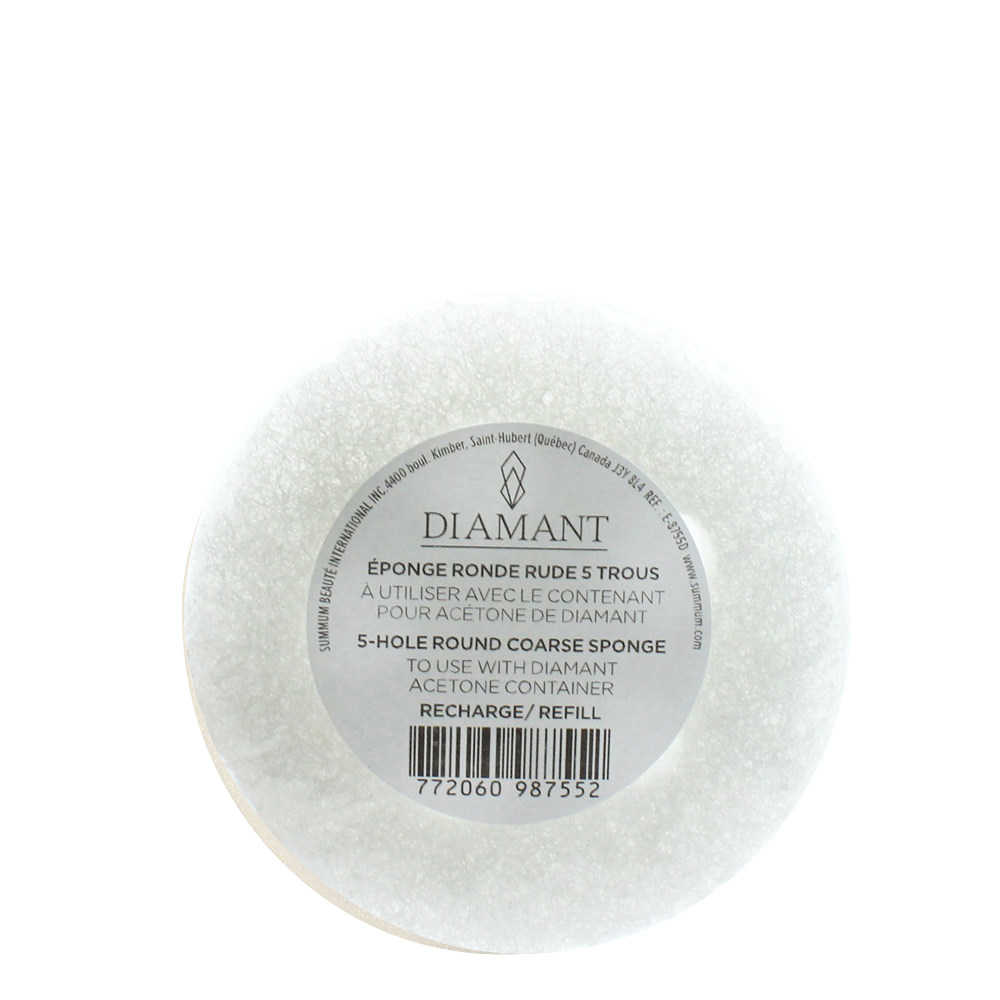 5-hole coarse round sponge